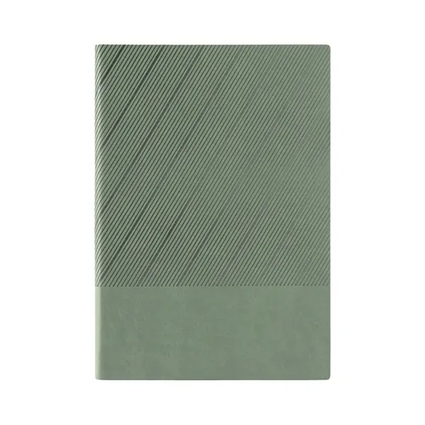 Green Textured PU A5 Designer Notebook for Personalized Premium Branding
