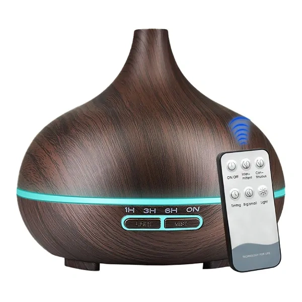 Wood Grain Ultrasonic Aroma Diffuser for BPA-Free Wholesale Wellness Kits