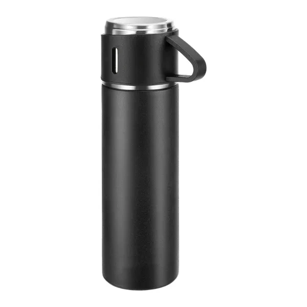 Black 500ml Leak-Proof Vacuum Insulated Flask for Custom Stainless Steel Thermos