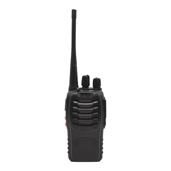 Black 16-Channel Professional Walkie Talkie for Bulk Security and Hospitality