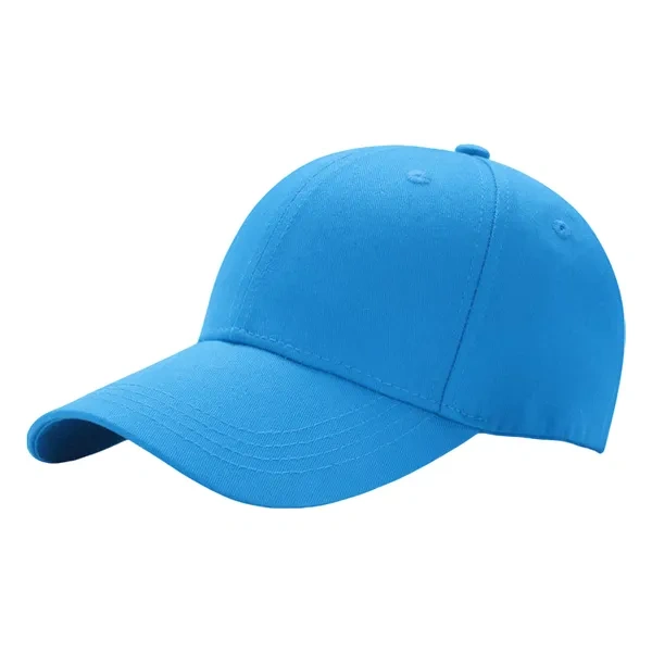 Bright Blue Custom Logo Cotton Baseball Cap for Trade Show Marketing