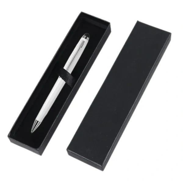 Black Aluminum Pen Gift Set in Box for Laser Engraved Milestone Recognition