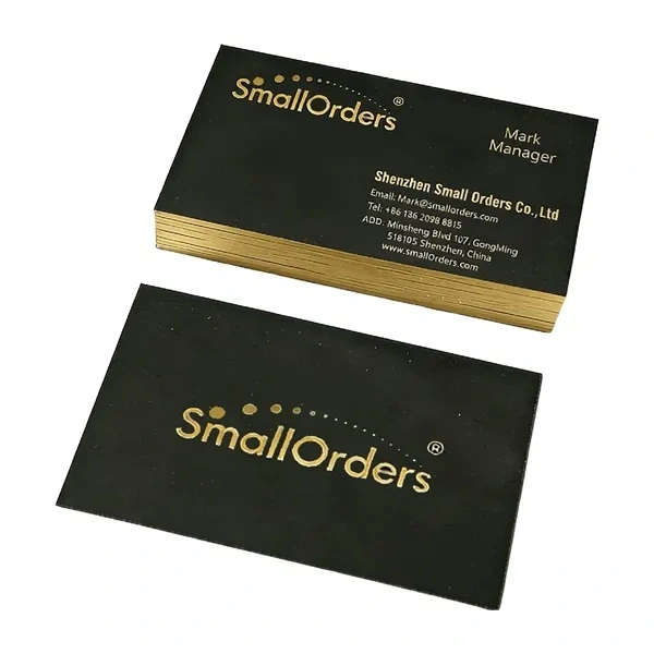Luxury Gold Foil Edge 700gsm Business Cards for High-End Personal Calling Cards
