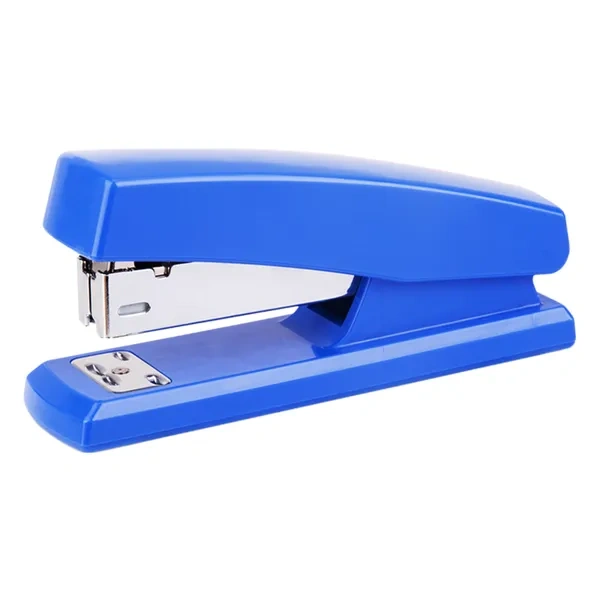 Blue Desktop Stapler with Metal Mechanism for Durable Non-Skid Office Gifts