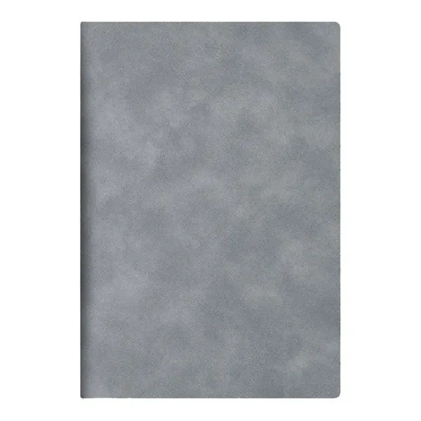 Grey Soft Sueded PU A5 Travel Notebook for Water-Resistant Soft Cover Journals