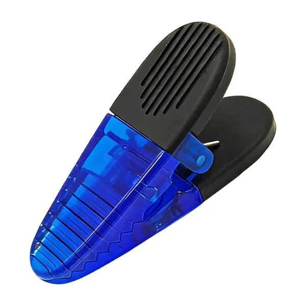 Blue Heavy-Duty Magnetic Alligator Clip for Non-Slip Office Supply Branding