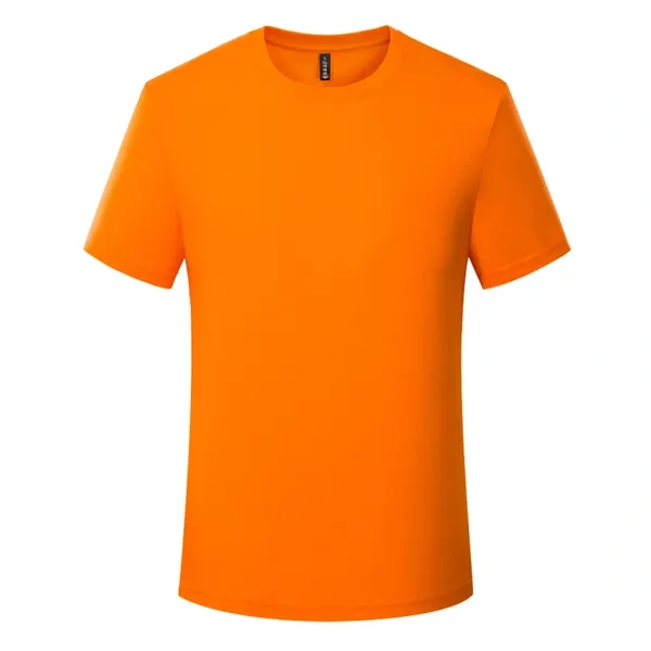Orange Performance Quick-Dry Athletic Tee for Bulk Sports Branding