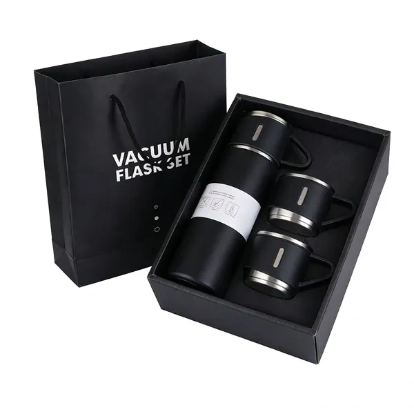 Stainless Steel Flask and Cup Set for Wholesale Personalized Drinkware