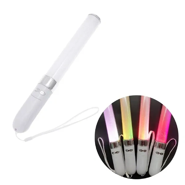 White 24-Color Reusable LED Light Stick for Custom Logo Event Branding