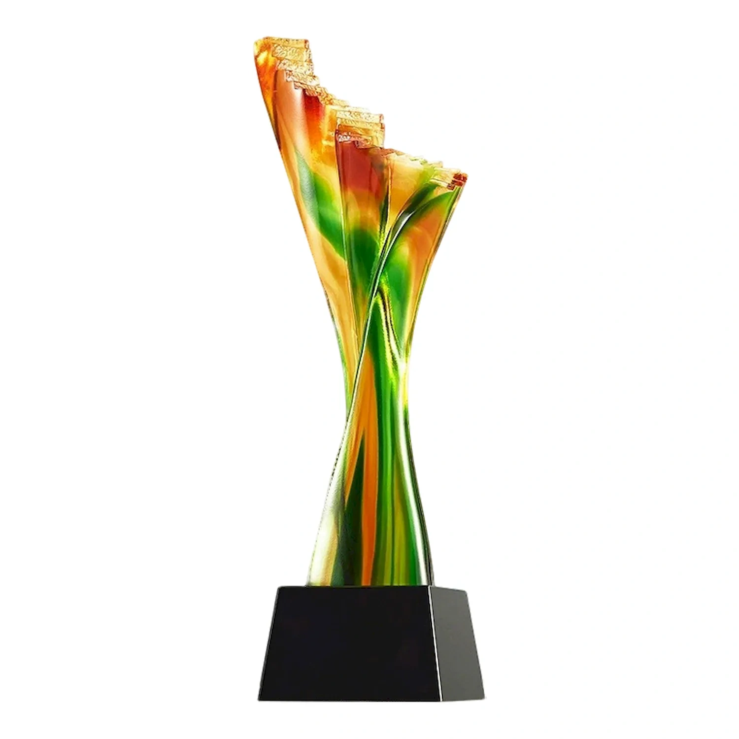 Wholesale Artistic Crystal Trophy with Twisted Design SmallOrders