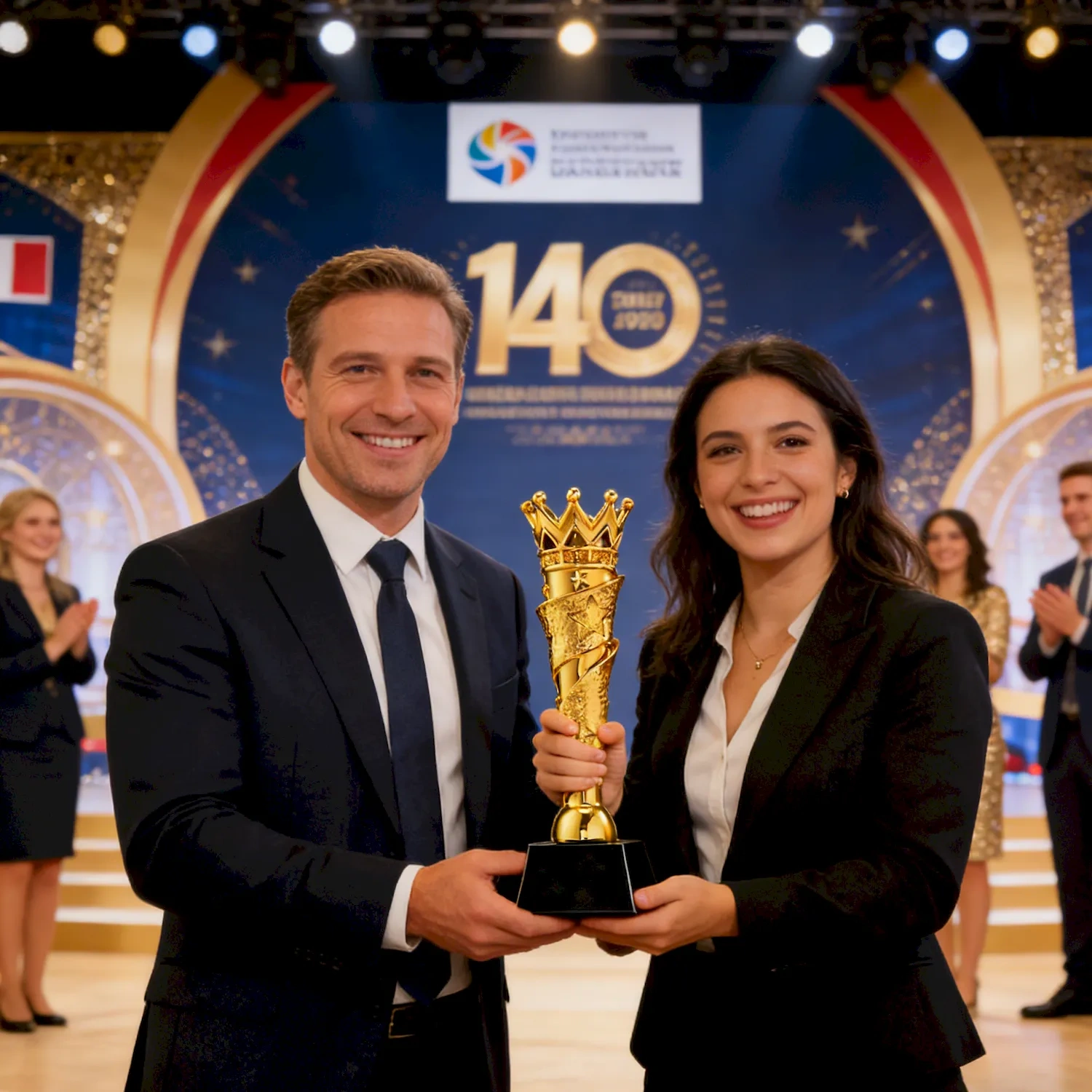 Professional Company Annual Meeting Souvenir Trophy Crown Awards SmallOrders