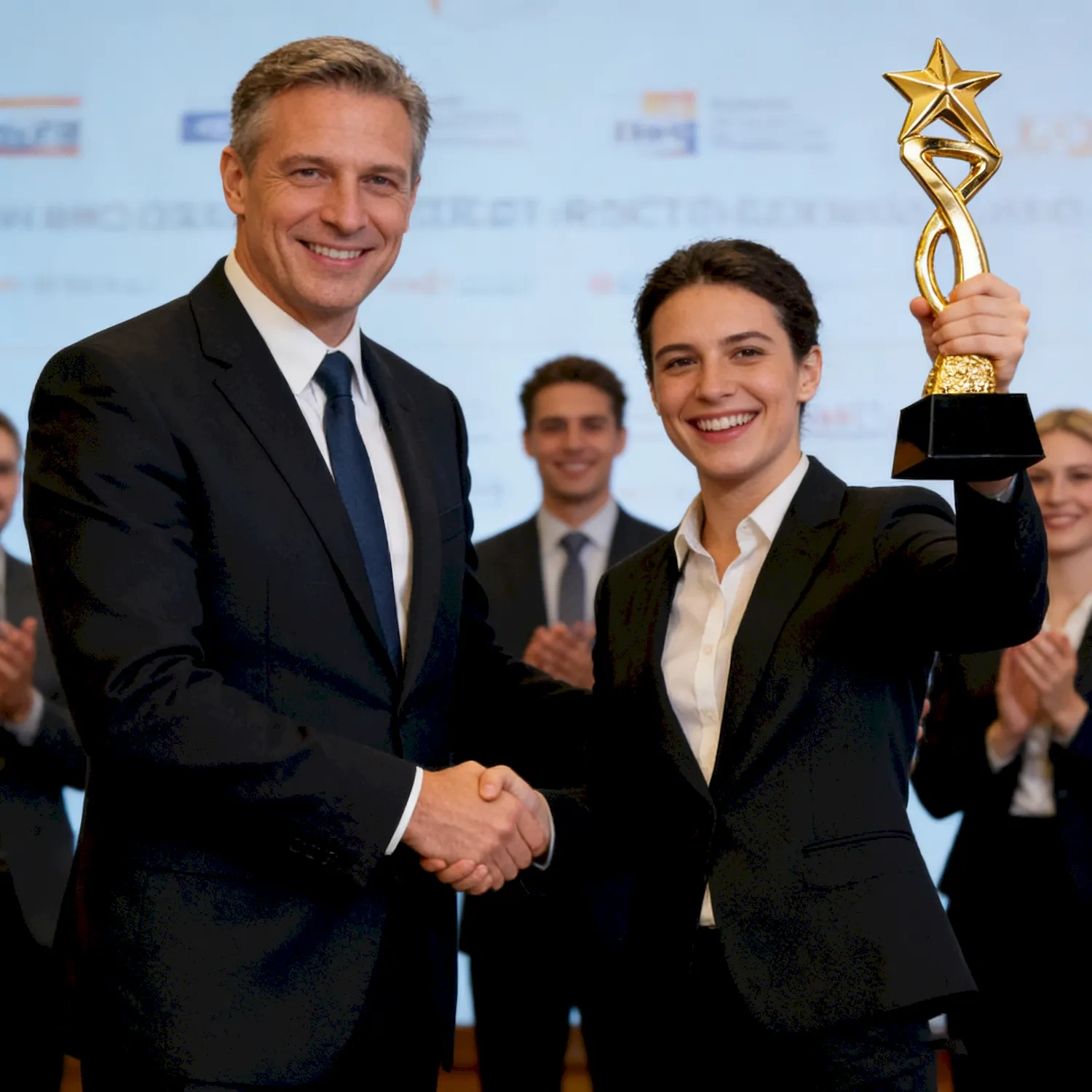 Bulk Wholesale Rising Star Award Trophies for Employee Recognition Small Order