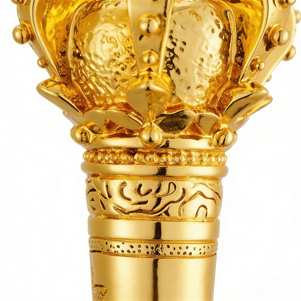 Elite Gold Crown Corporate Award Trophy - Custom Logo