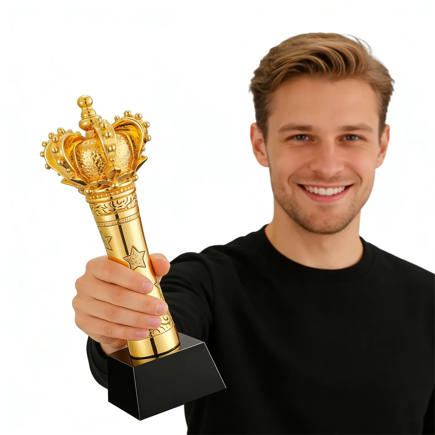 Wholesale Personalized Crown Trophy with Custom Logo Engraving
