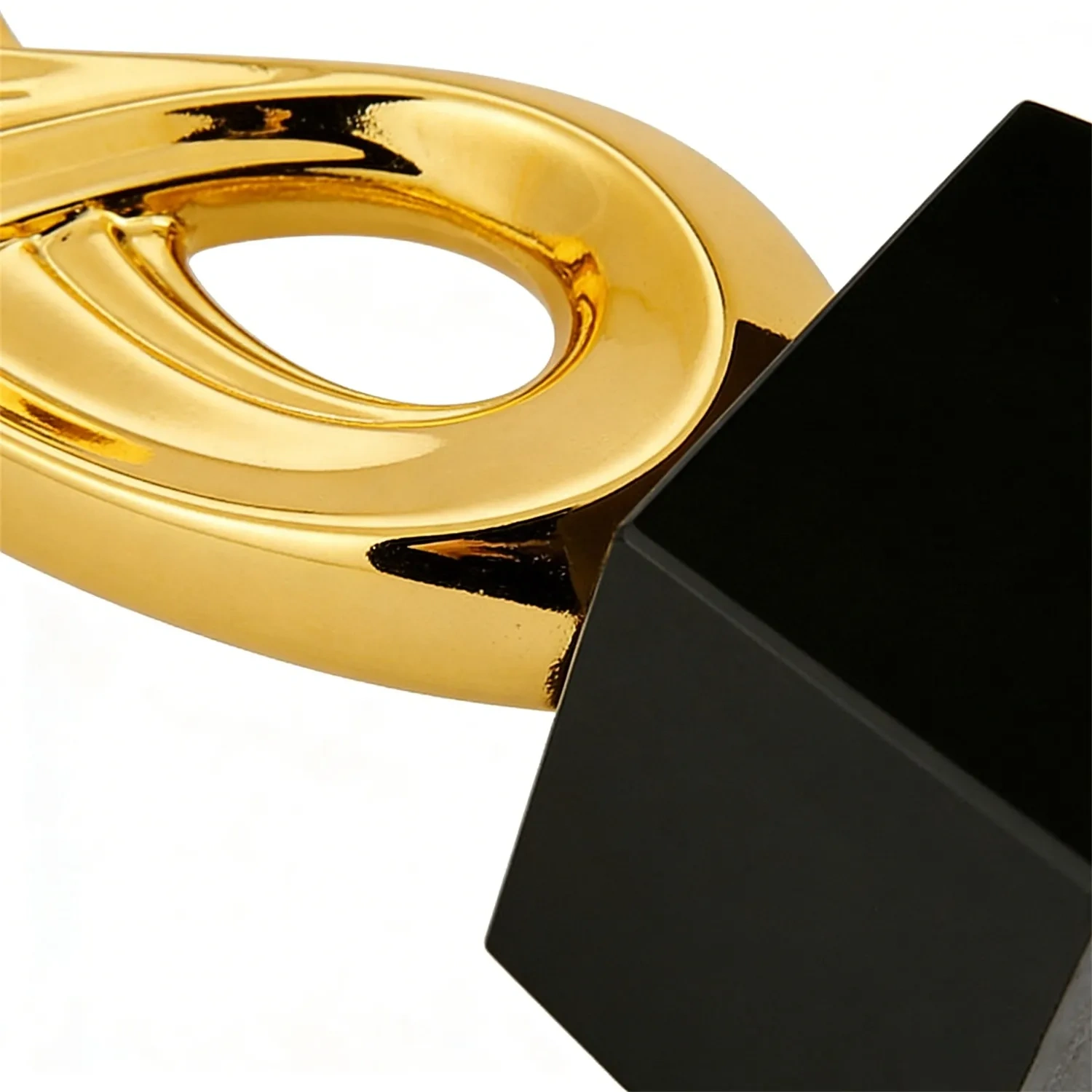 Wholesale Golden Resin Star Award with Black Base