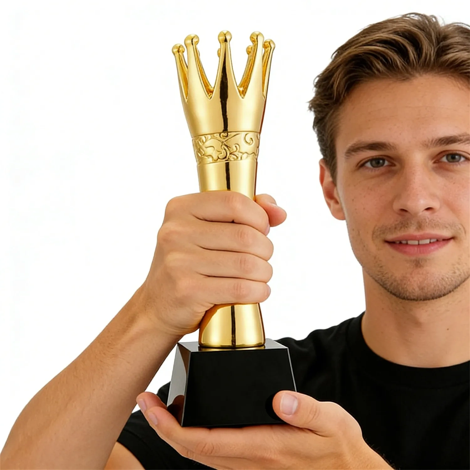 Wholesale Golden Torch Award with Personalized Logo Base