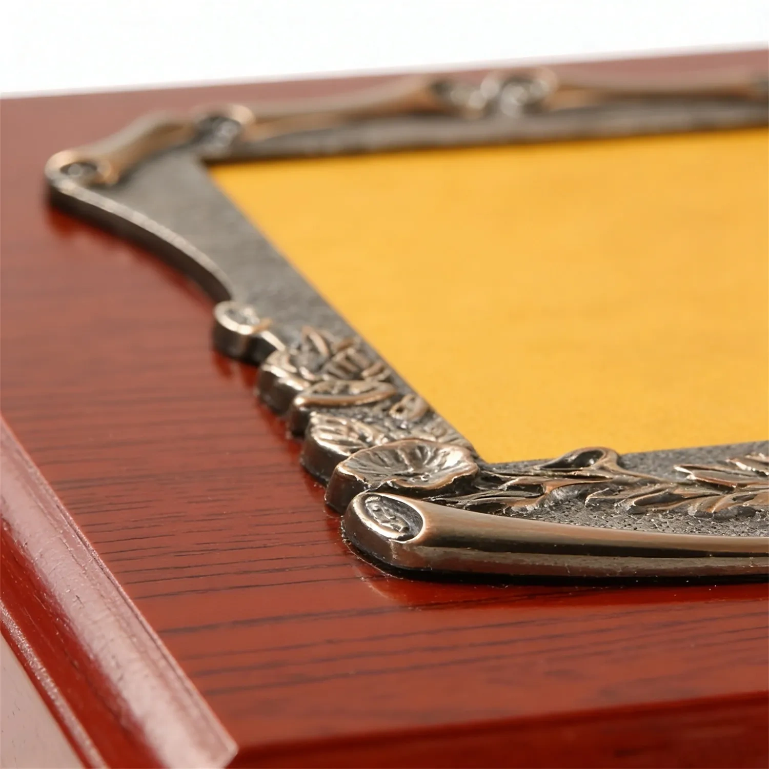 Personalized Wood and Metal Recognition Plaque by Small Order