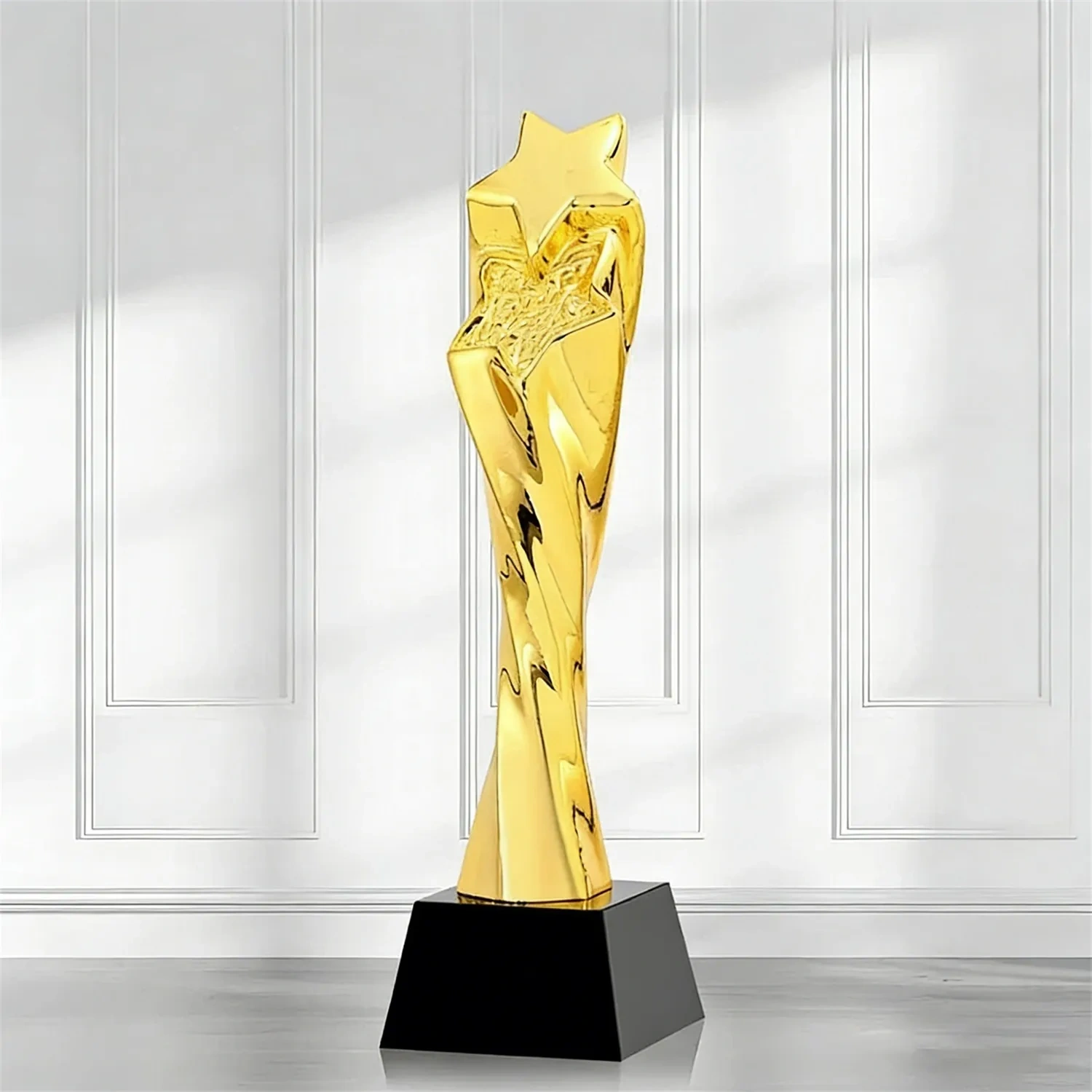Bulk Gold Star Achievement Trophies Manufacturer SmallOrder