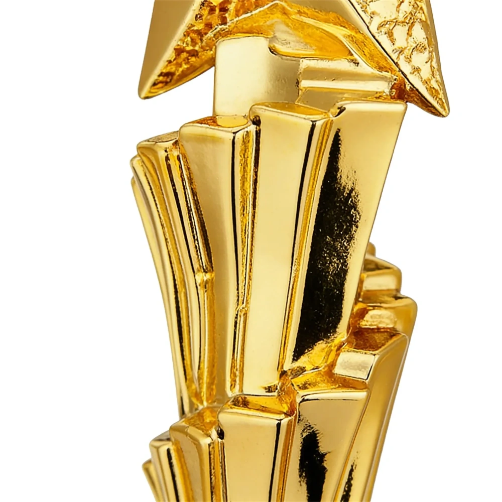 Ascending Star Pillar Gold Trophy - Engraved