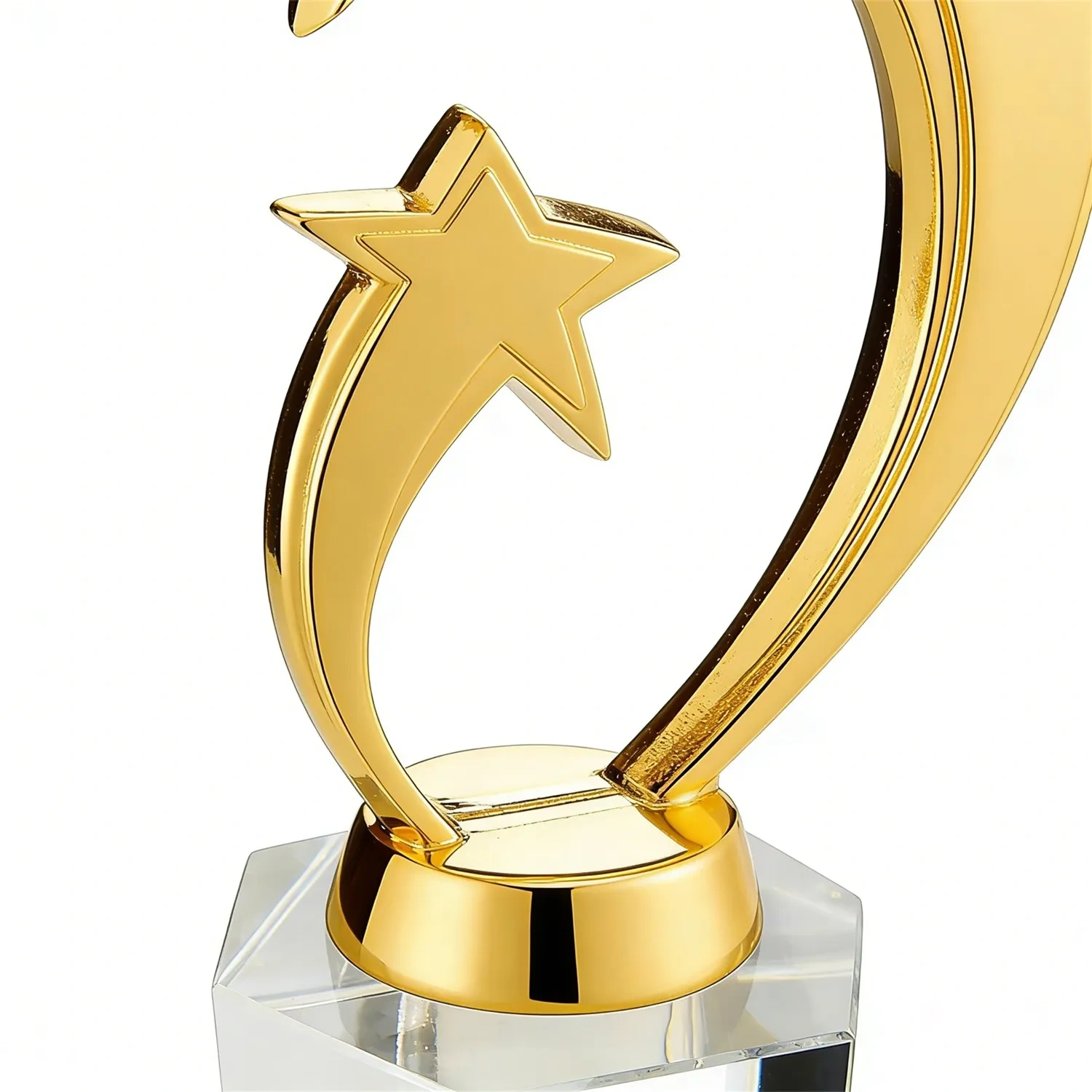 Bespoke Rising Star Award with Clear Crystal Pillar SmallOrders