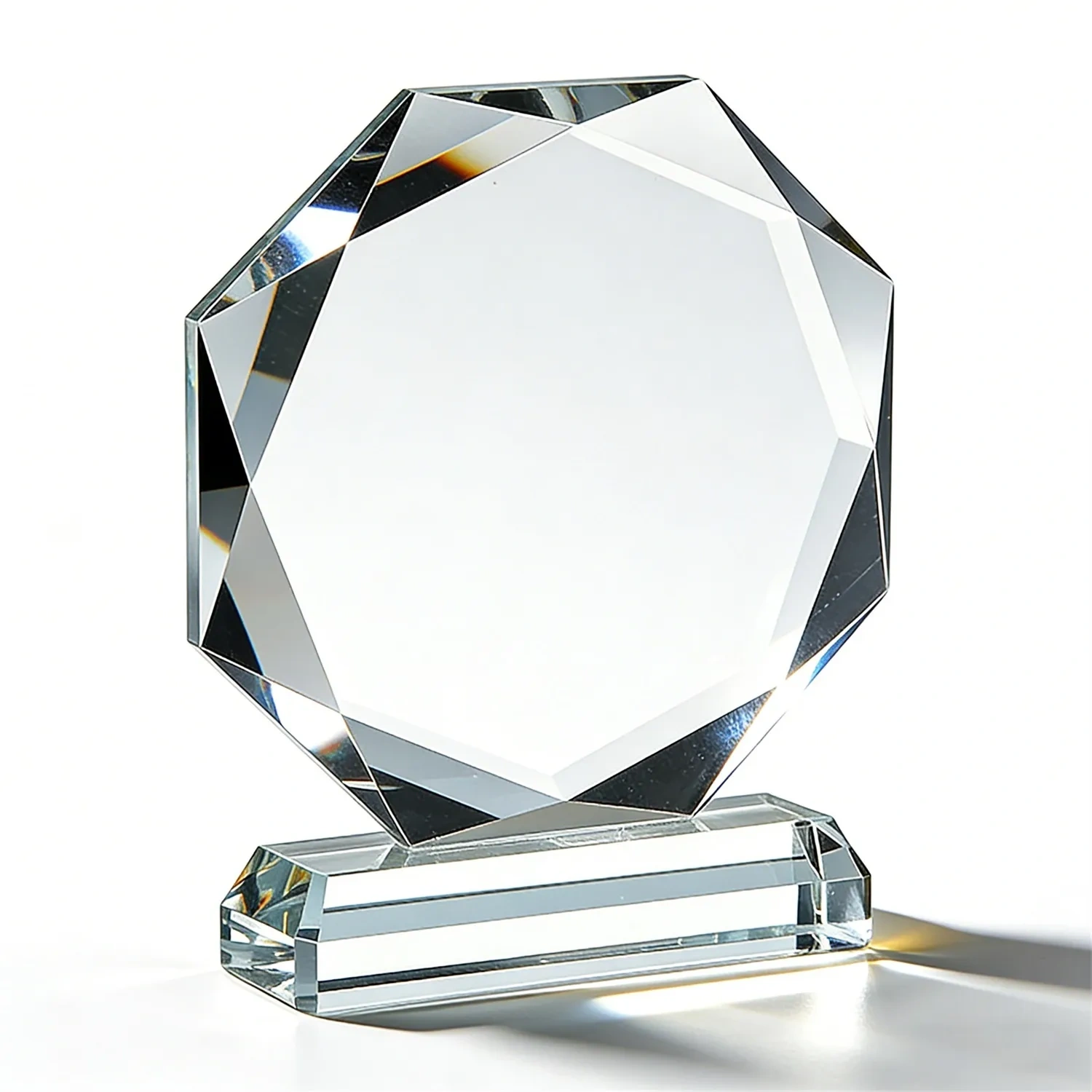 Bulk Personalized Round Crystal Achievement Trophies Small Order