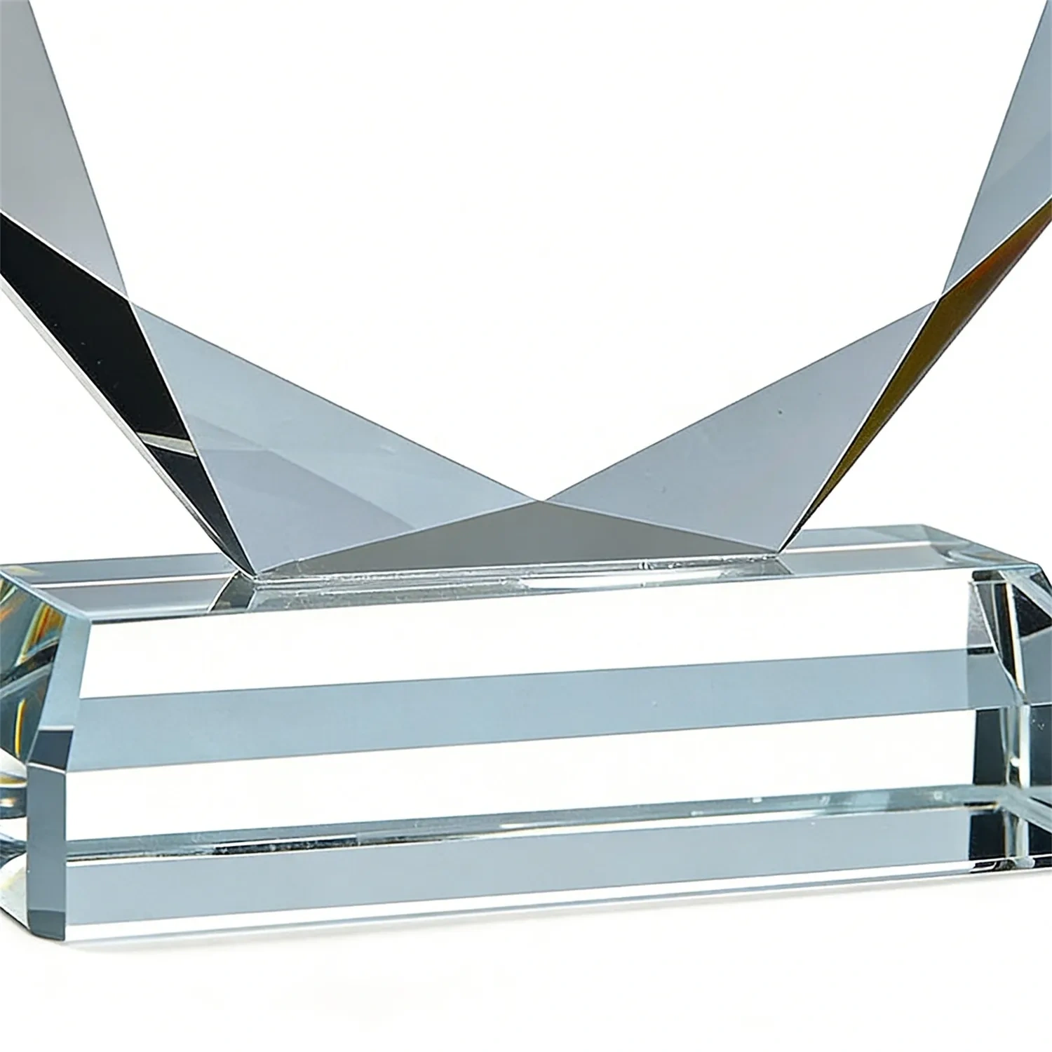 Custom Logo Engraved Circular Glass Awards - SmallOrders Platform