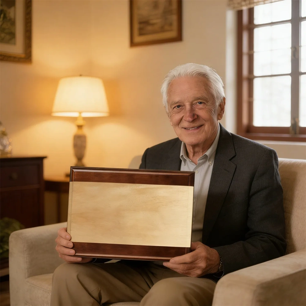 Funny Retirement Plaque - Custom wooden Award