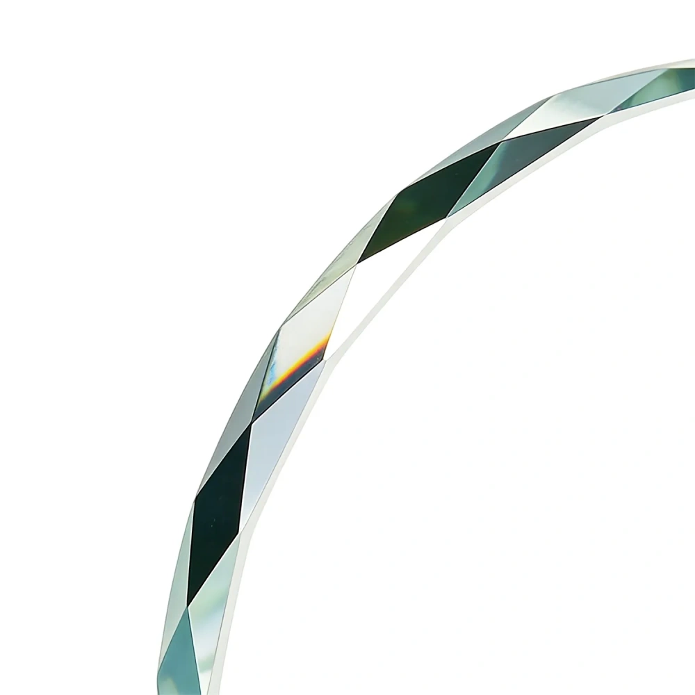 Modern Crystal Retirement Plaque