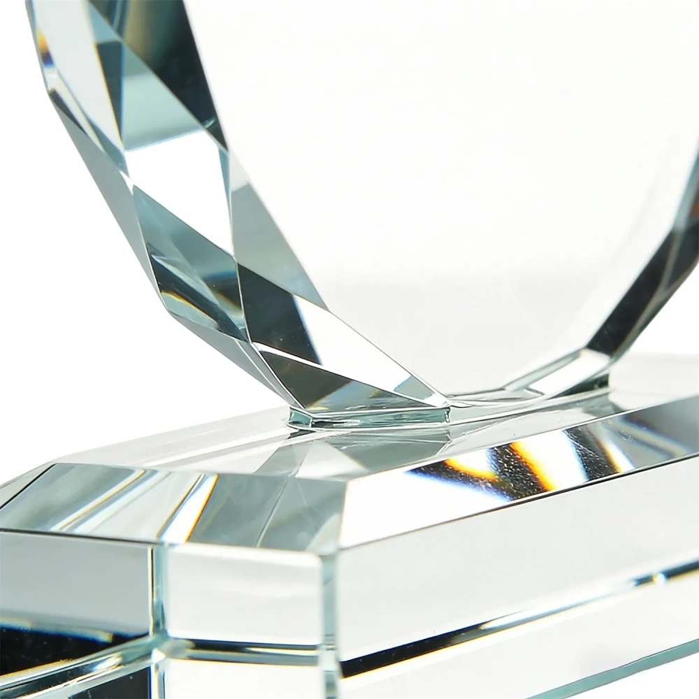 Modern Crystal Retirement Plaque