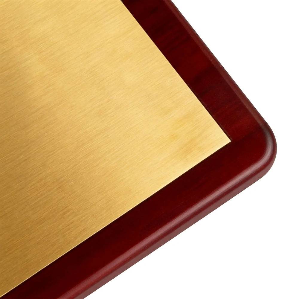 Corporate Retirement Plaque - Walnut wood