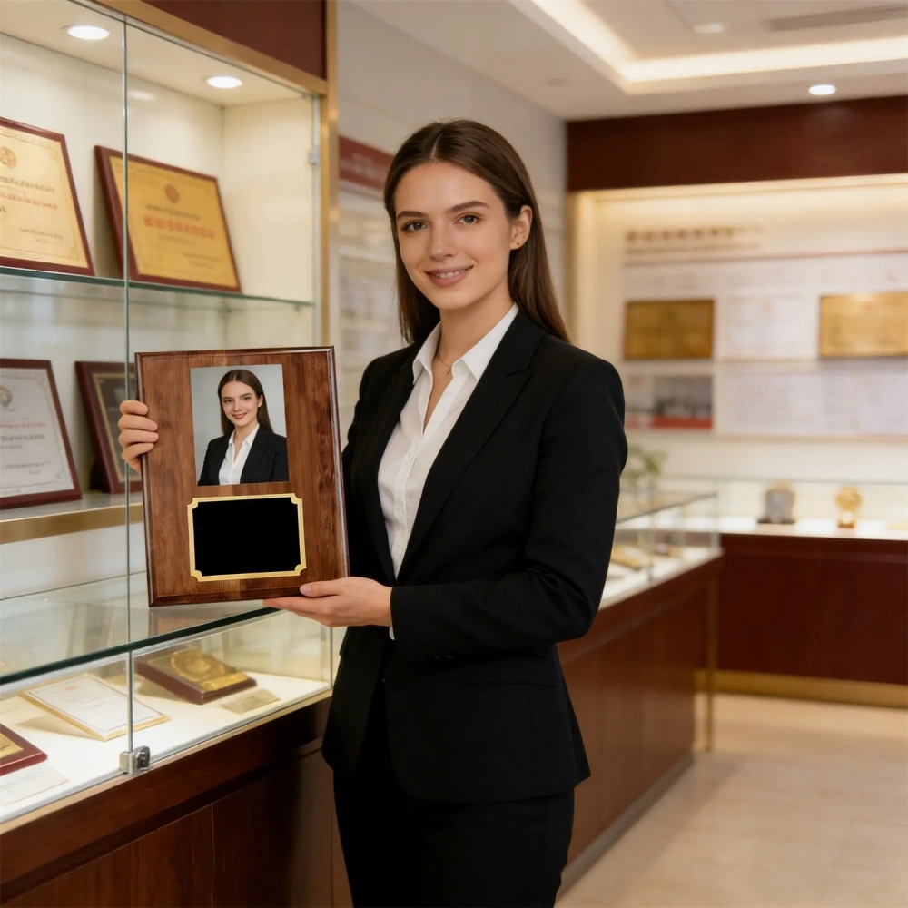 Employee of the Month Plaque with Photo