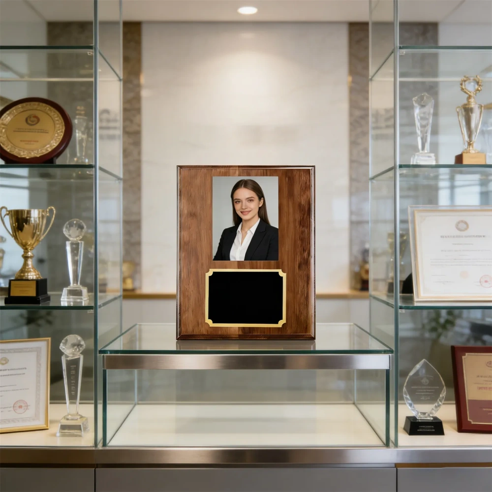 Employee of the Month Plaque with Photo
