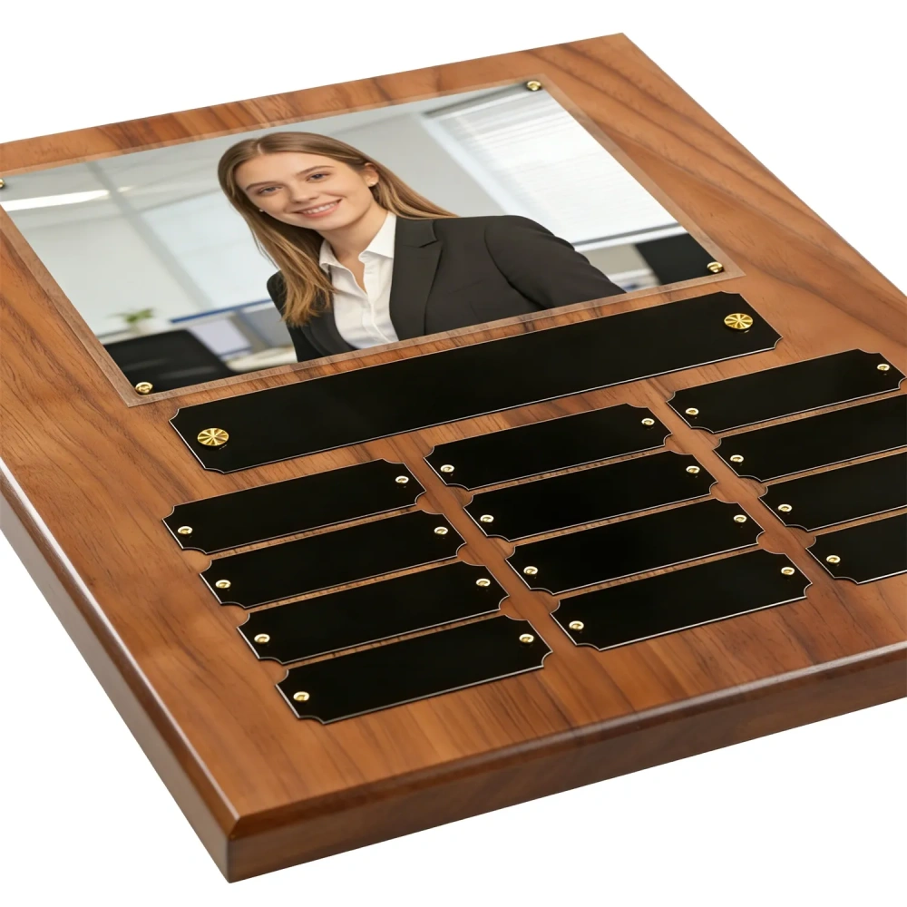 Perpetual Employee of the Month Award Plaque (12-Plate)