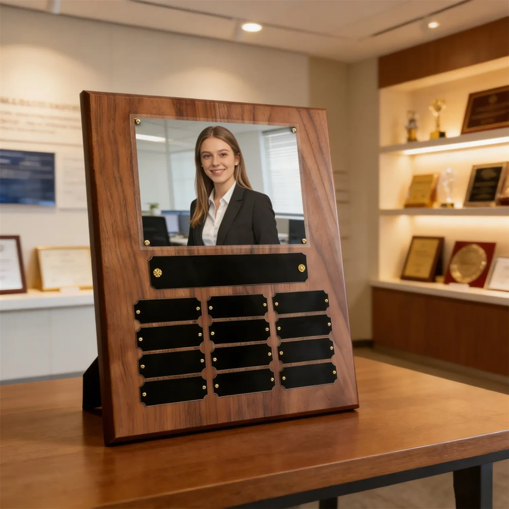 Perpetual Employee of the Month Award Plaque (12-Plate)