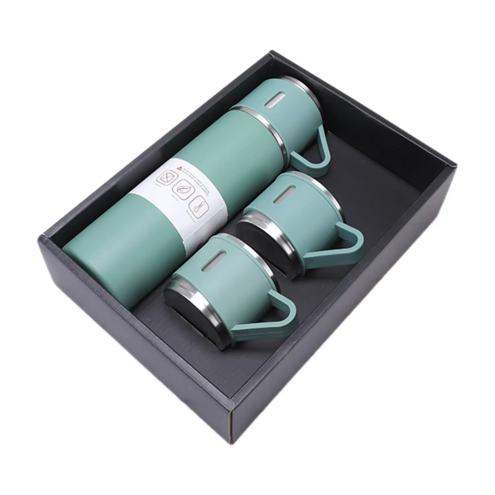 Stainless Steel Vacuum Flask & Cup Gift Set - Corporate Gift