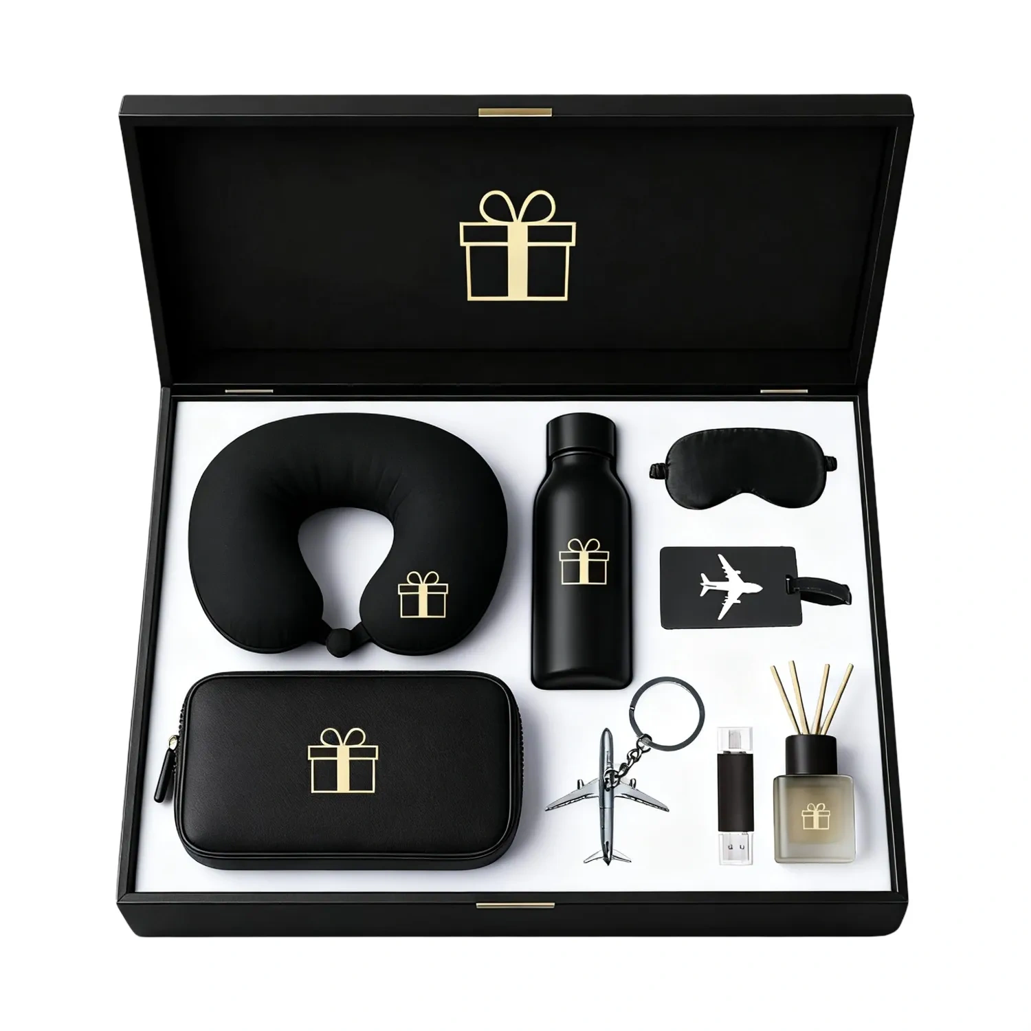Executive Travel-Themed VIP Gift Suitcase - Custom Logo