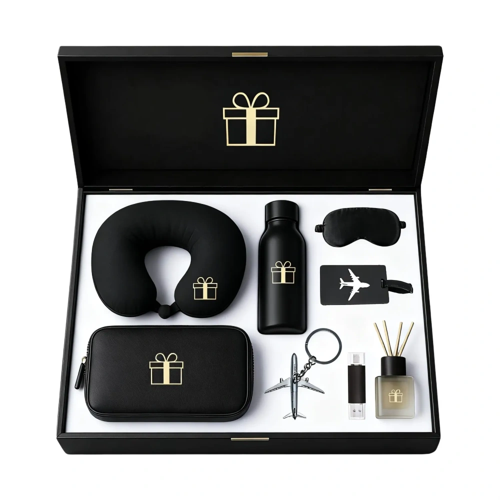 Executive Travel-Themed VIP Gift Suitcase - Custom Logo