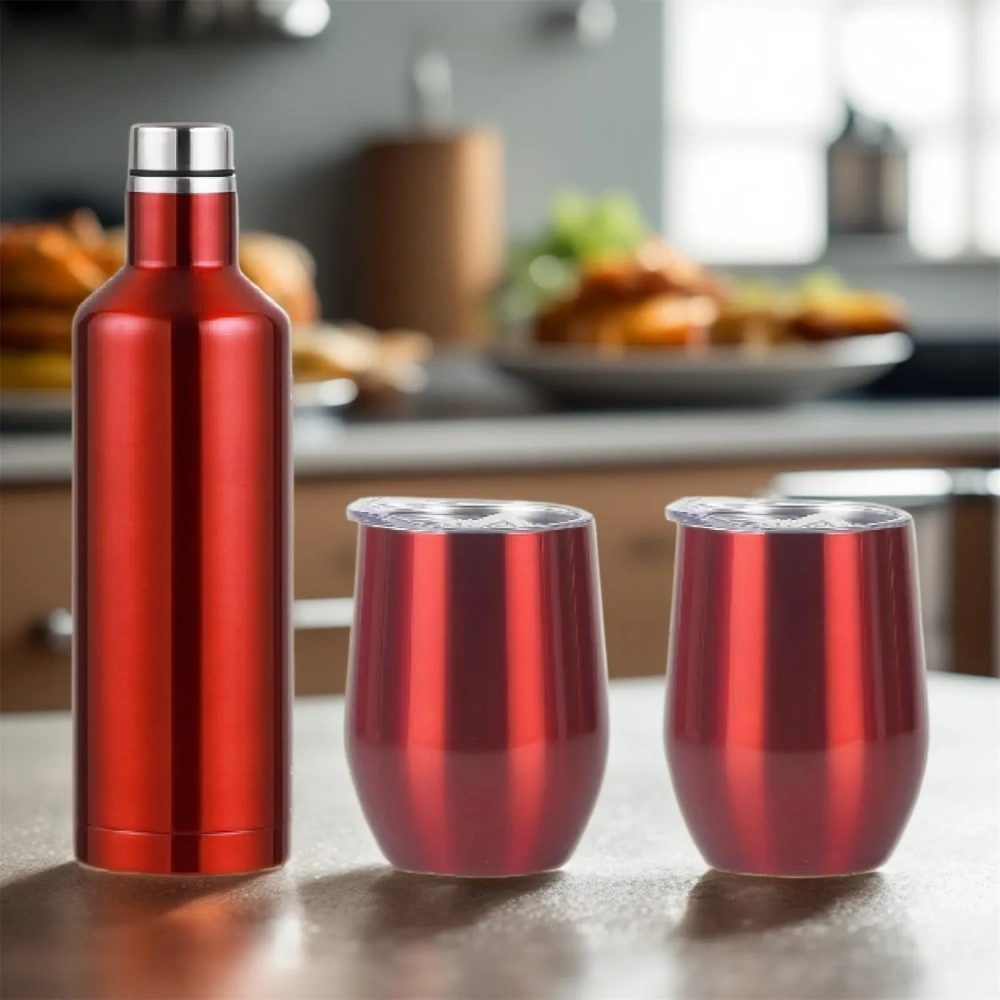 Insulated 304 Stainless Steel Wine Gift Set - Bulk Order