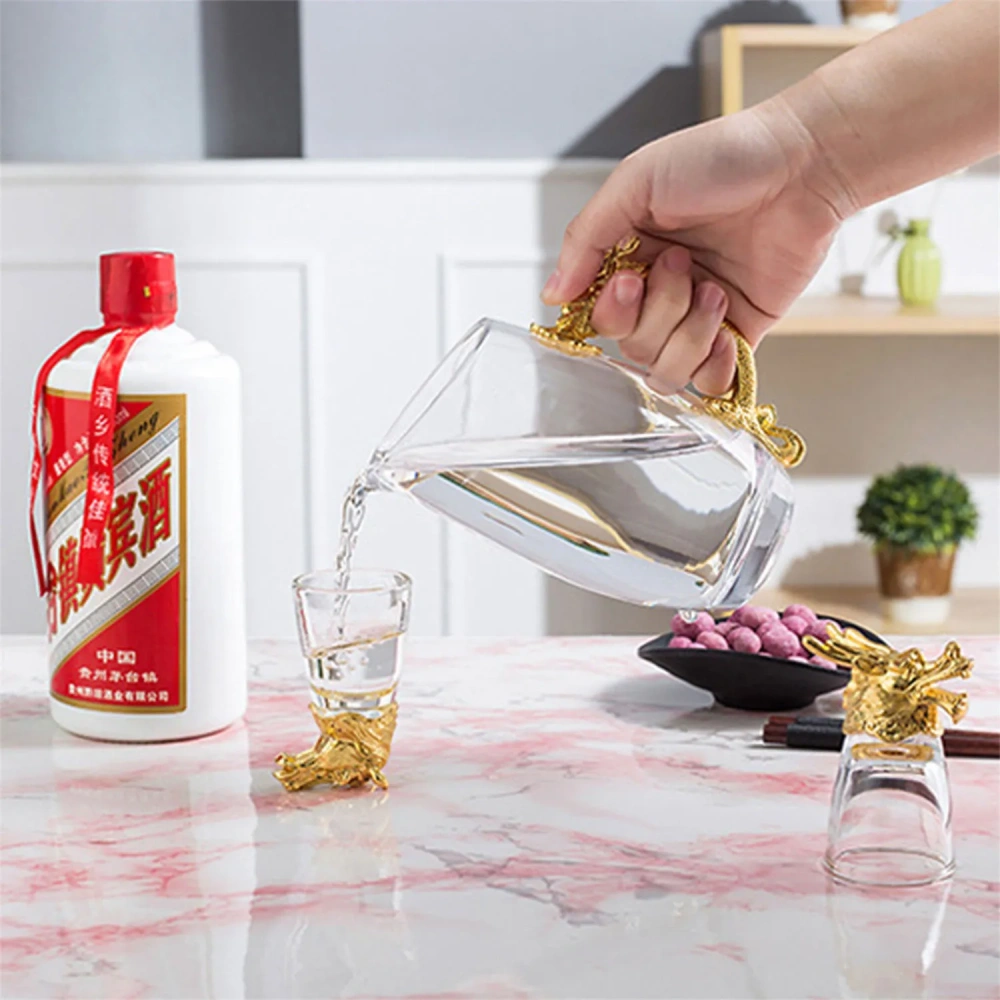 Luxury Chinese Zodiac Crystal Whiskey Glass Set - Low MOQ