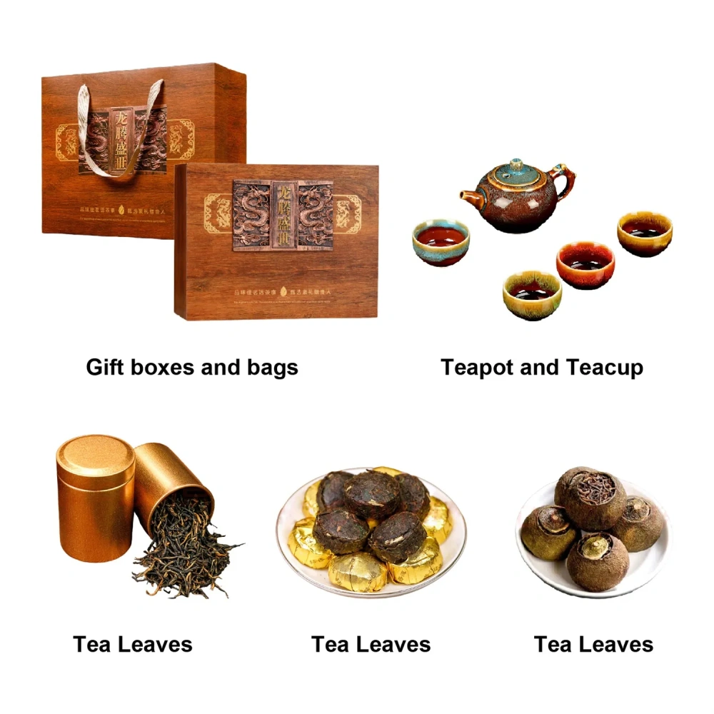 4-Tier Dragon Motif Chinese Tea Discovery Chest - Supplier