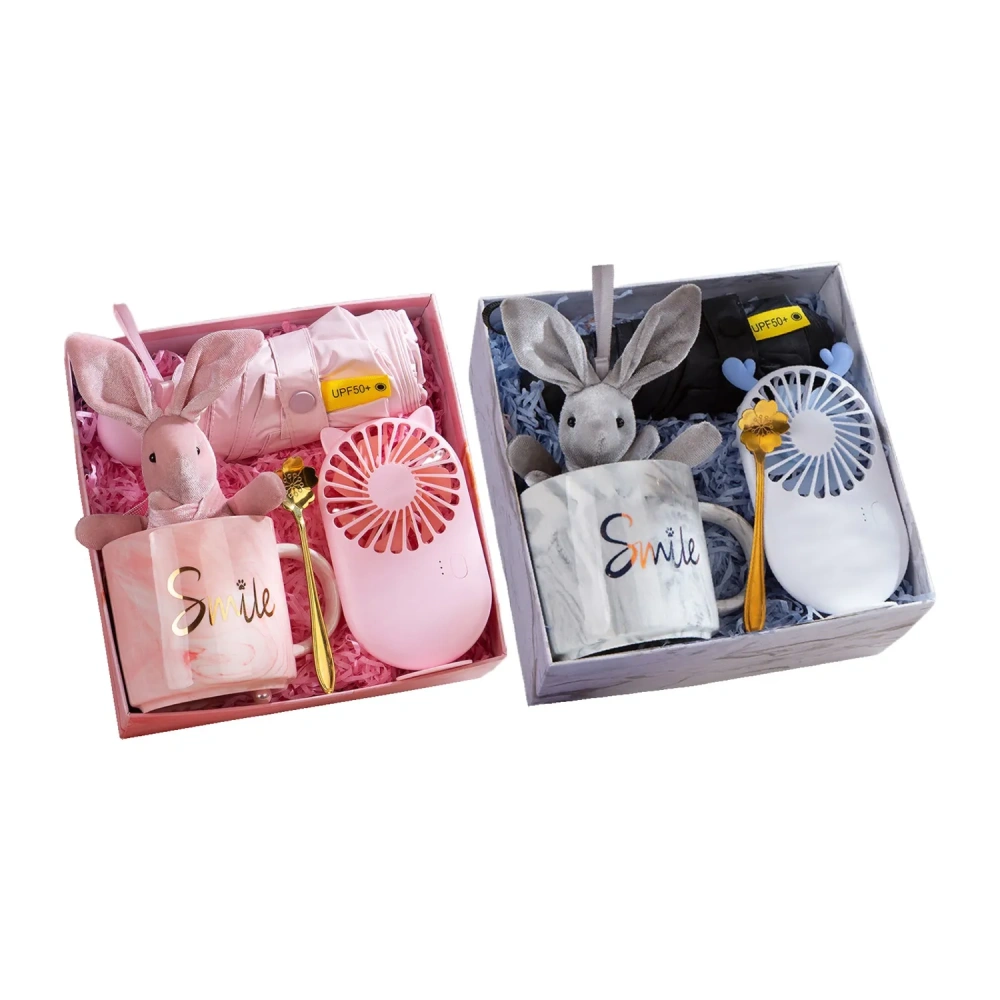 4-in-1 Premium Lifestyle Mug & Cooling Fan Set - Bulk Price