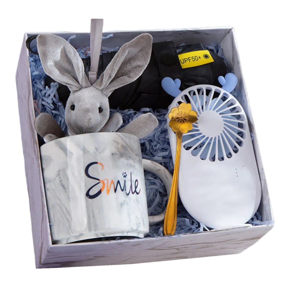 4-in-1 Premium Lifestyle Mug & Cooling Fan Set - Bulk Price