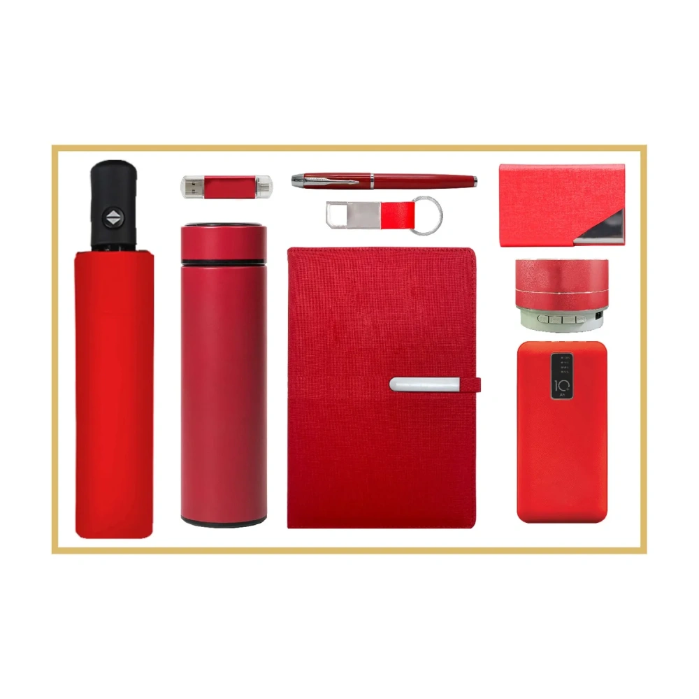 9-in-1 Branded Employee Appreciation Gift Set - Custom Logo