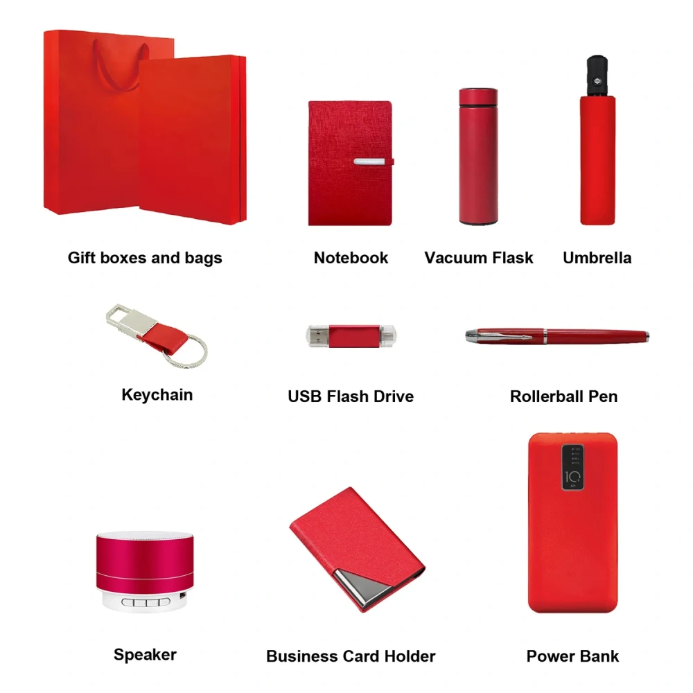 9-in-1 Branded Employee Appreciation Gift Set - Custom Logo