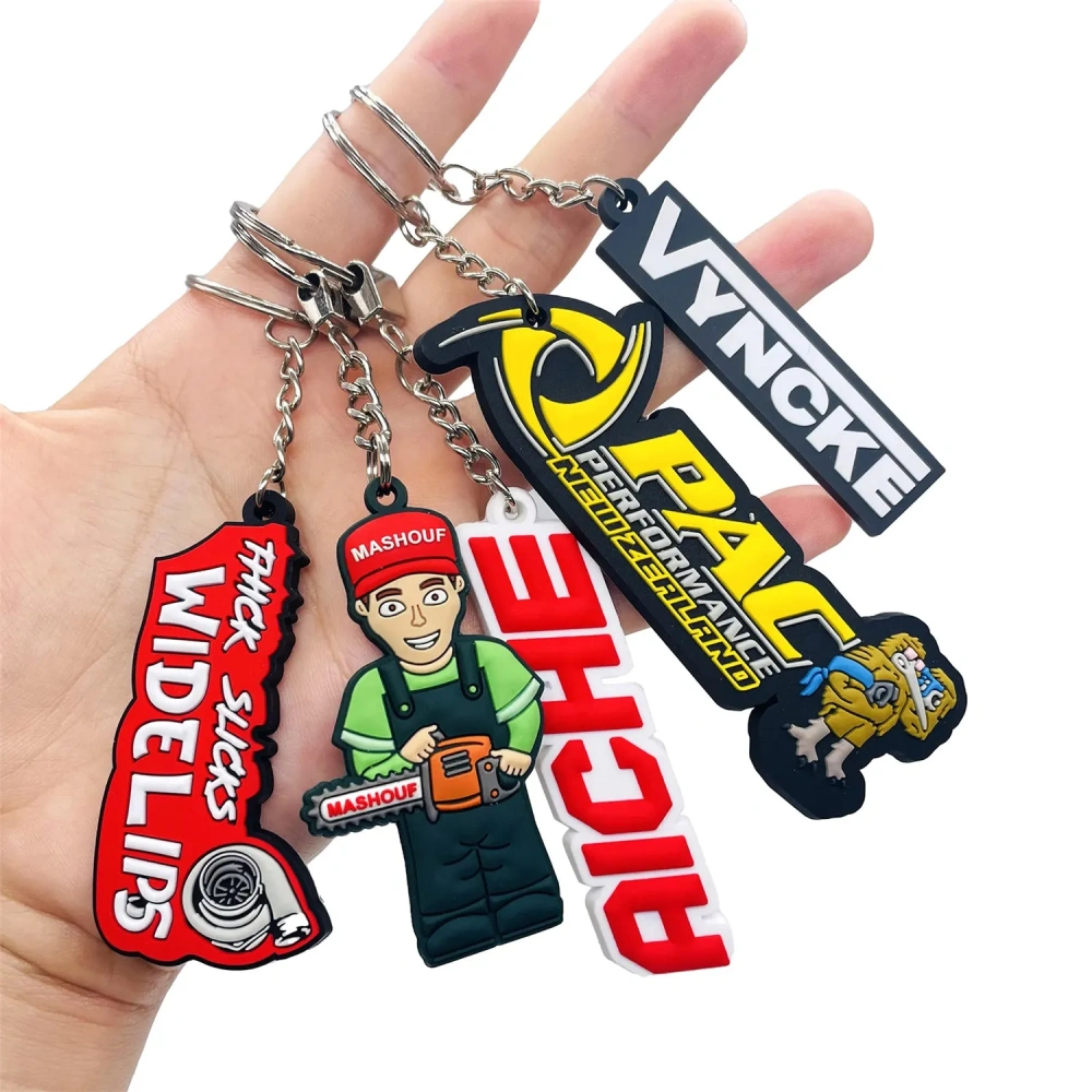 Custom Logo Silicone Keychains - Wholesale Supplier
