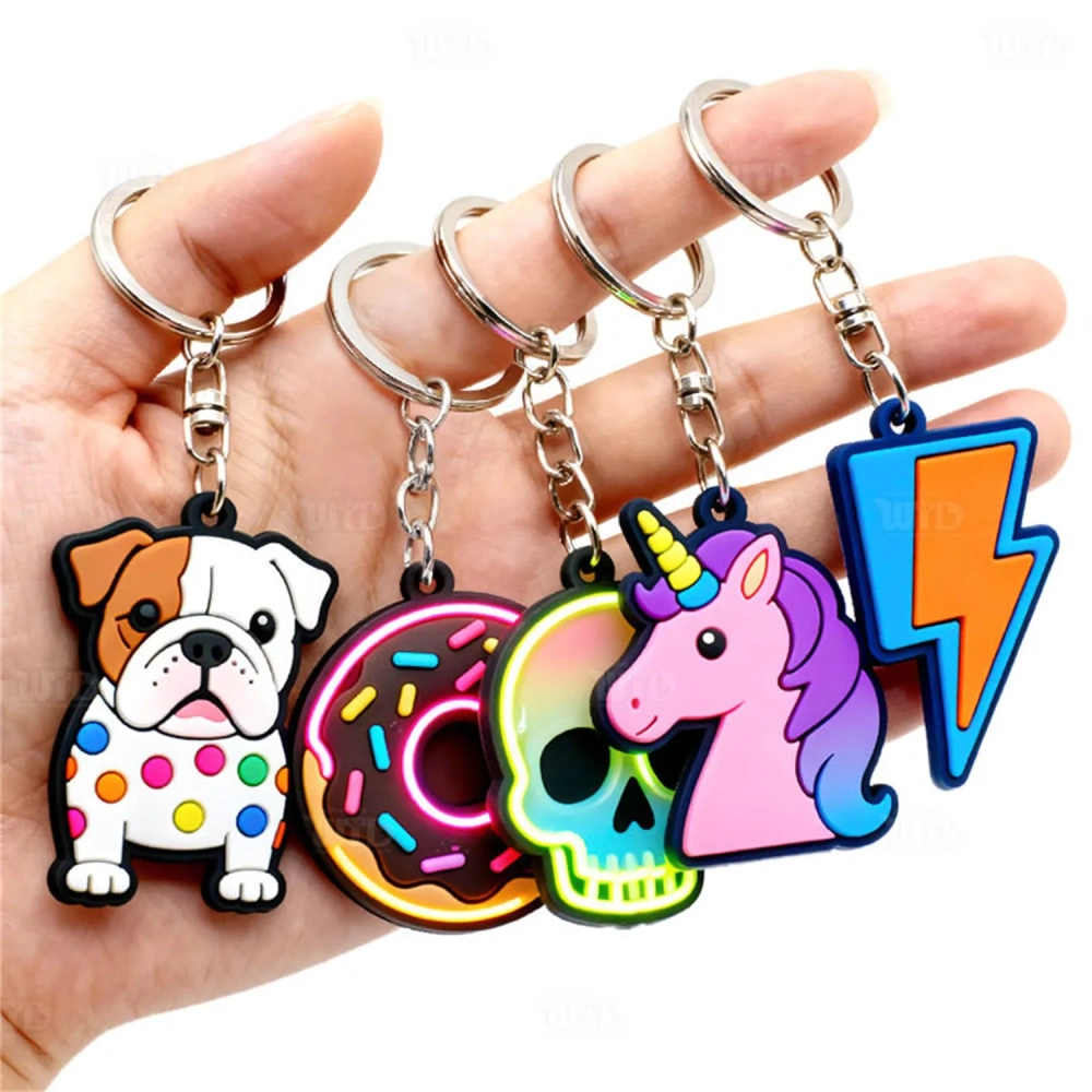 Custom Logo Silicone Keychains - Wholesale Supplier