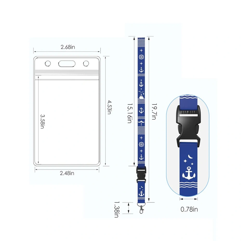 Custom Lanyard with ID Badge Holder - Bulk Price