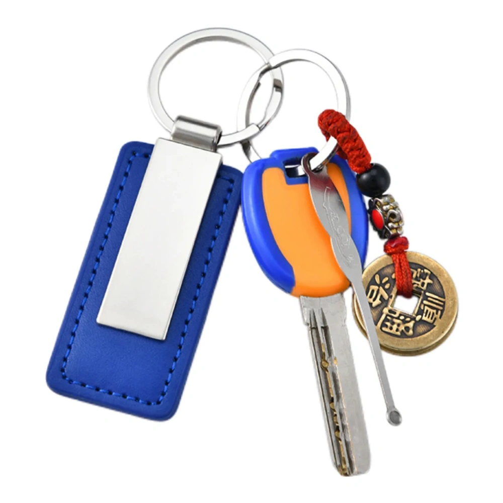 Branded Metal Leather Key Fob - Corporate Gift