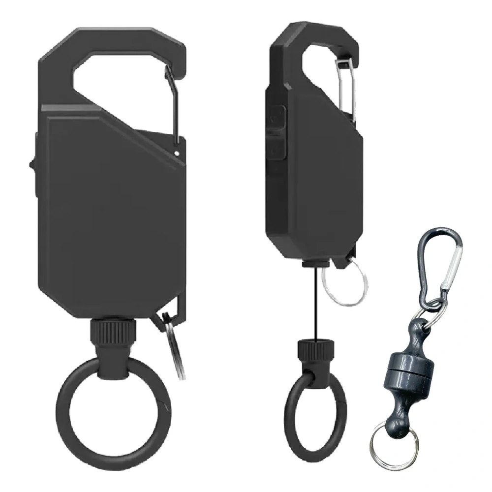 Custom Heavy-Duty Retractable Keychain - Low MOQ
