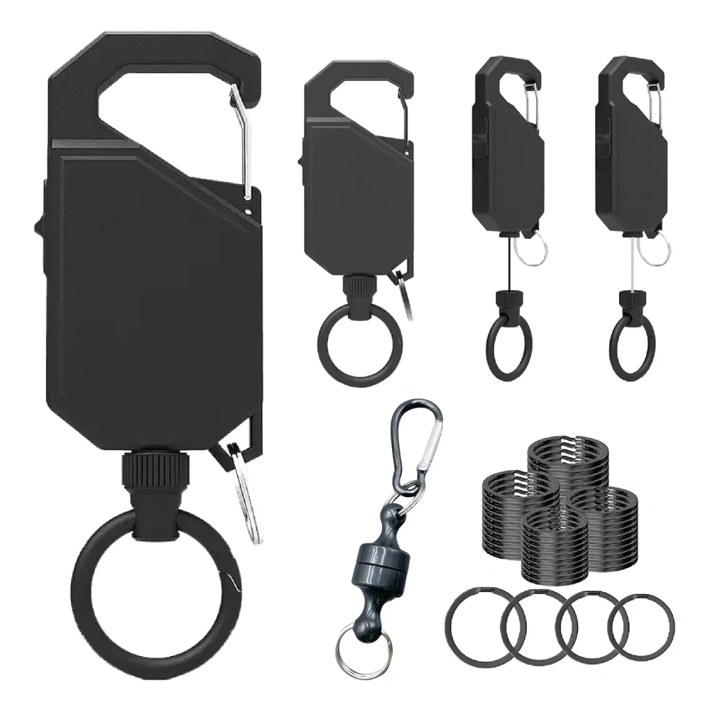 Custom Heavy-Duty Retractable Keychain - Low MOQ